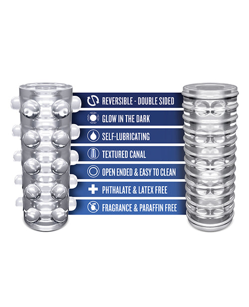 Blush Rize Swich Self-Lubricating Stroker - Clear