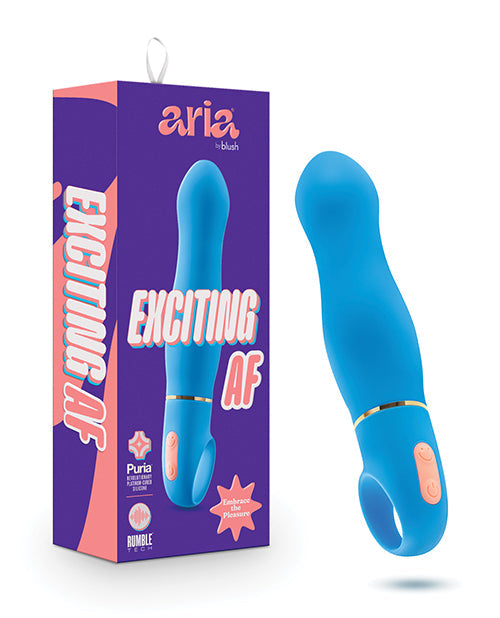 Blush Aria Exciting AF G-Spot Vibe - Blue