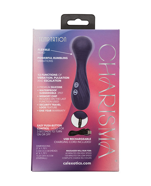 Charisma Temptation Wand Massager - Blue