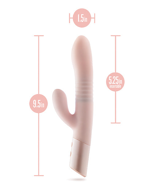 Blush Fraya Rechargeable Rabbit Vibrator Pink