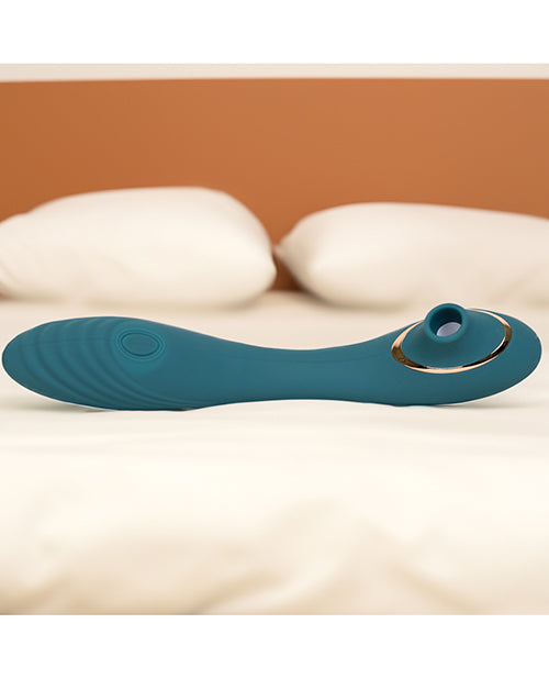 PRIVE Trinite 3 in One Medical Grade Silicone Vibrator Teal