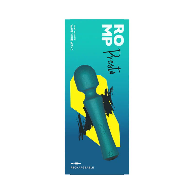 ROMP Presto Compact Wand Vibrator - Blue
