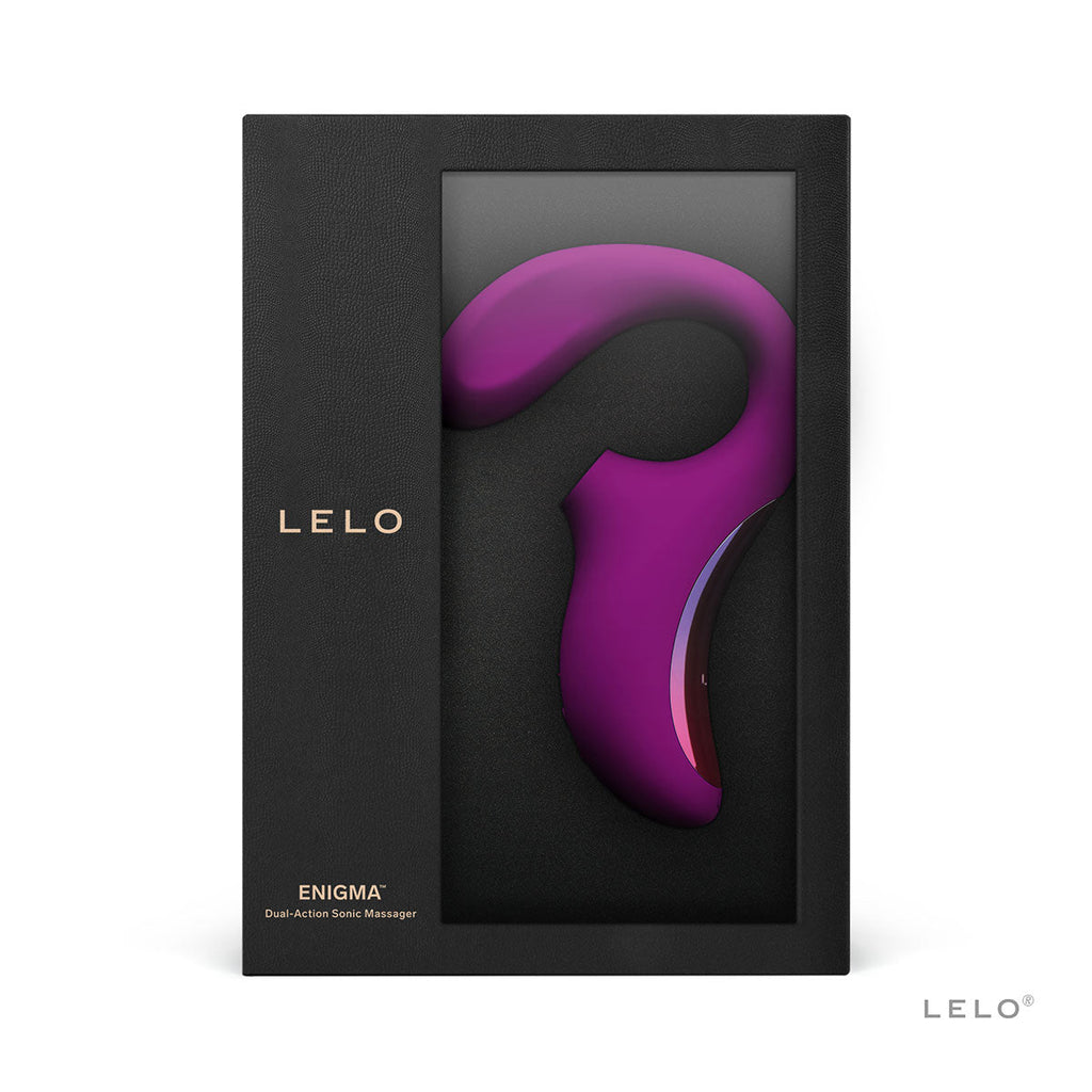 LELO Enigma Dual Sonic Massager - Deep Rose