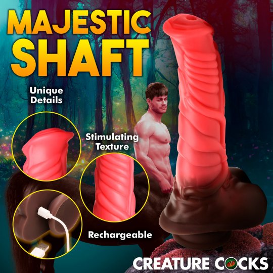 Creature Cocks Deluxe Centaur Thrusting & Vibrating Dildo
