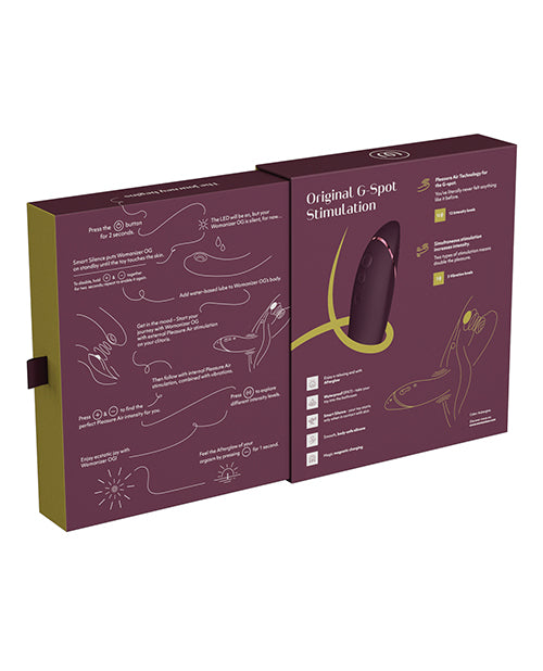 Womanizer OG Long-Handle G-Spot Vibrator - Aubergine