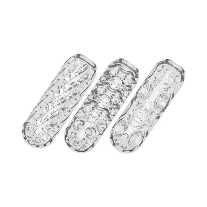 Adam & Eve Adam's Crystal Trio Textured Stroker Playset