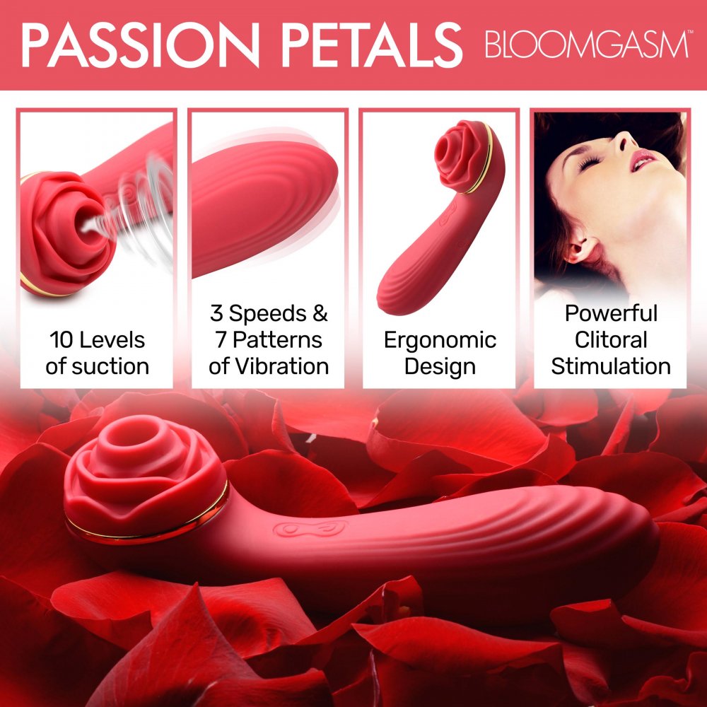 Bloomgasm Passion Petals Rose Vibe - Red