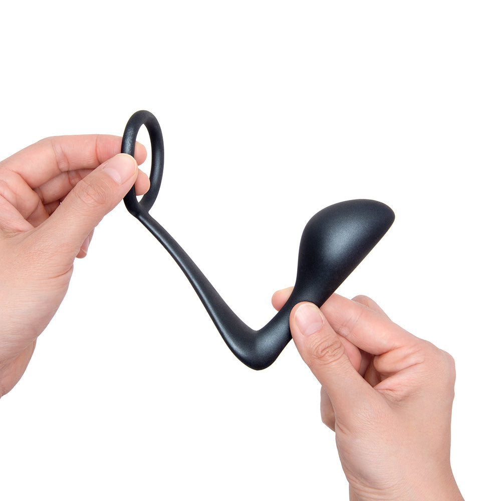b-Vibe Butties Ringer Cock Ring & Prostate Plug