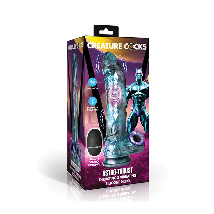 Creature Cocks Astro-Thrust Thrusting & Vibrating Dildo