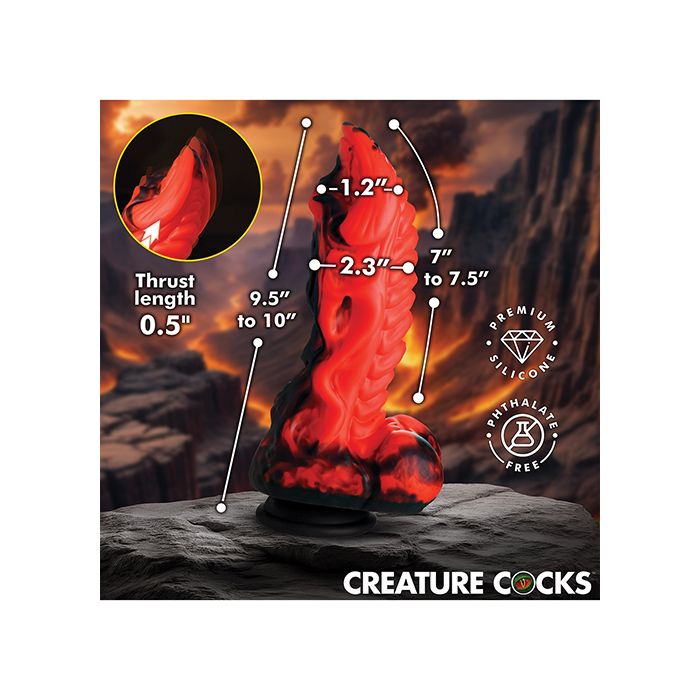 Creature Cocks Dragon Thrust Thrusting & Vibrating Dildo
