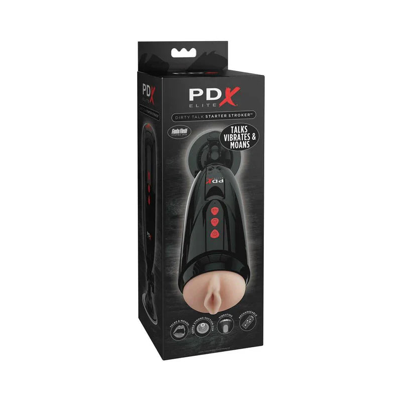 PDX Elite Dirty Talk Starter Stroker