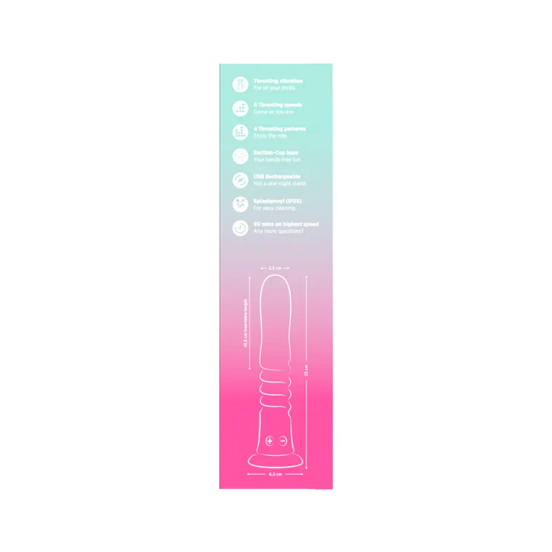 ROMP Jiggle Thrusting Dildo Vibrator