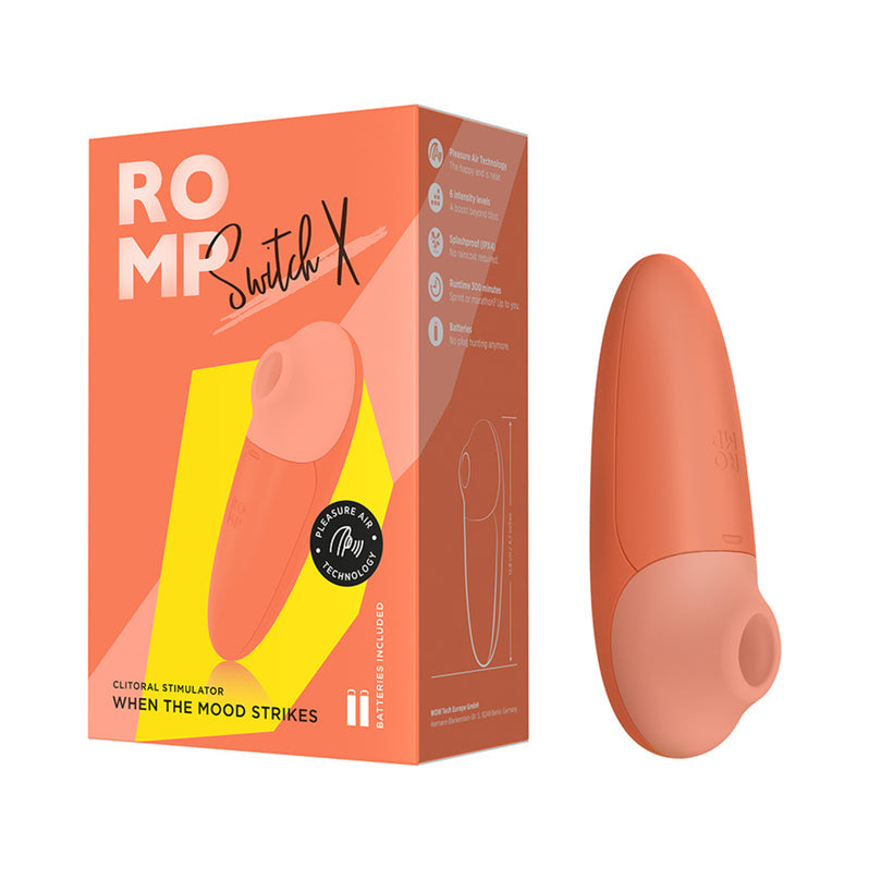 ROMP Switch X Clitoral Vibrator - Orange