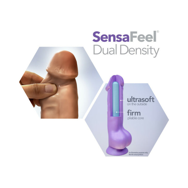 Blush Au Naturel Daddy 14" Posable Dildo with Balls